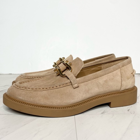 Steve Madden Kalon Tan Suede Loafer 9 1/2 M - Picture 1 of 15